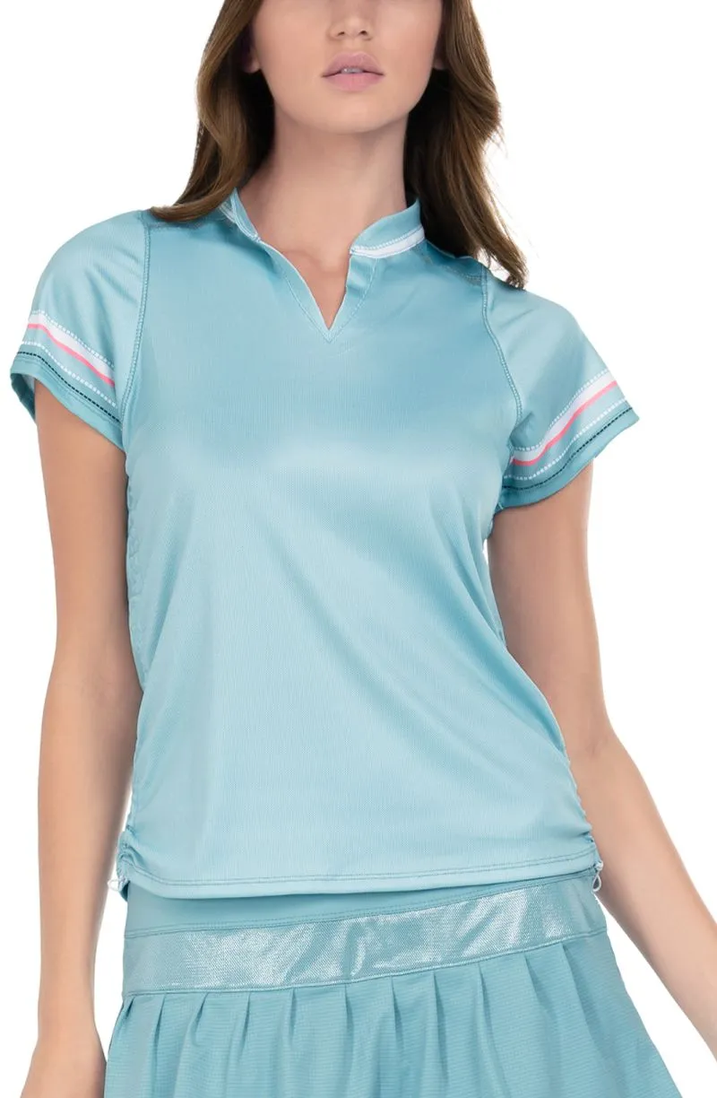 Lucky in Love Can't Find Me Love Hide Out Short Sleeve - eucalyptus
