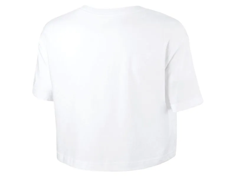 Nike Sportswear Essential Crop Icon W - white/black