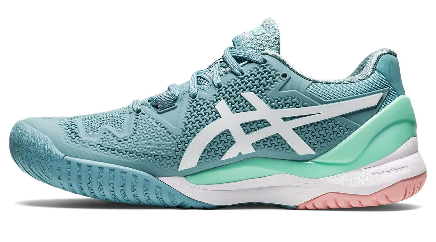 Asics Gel-Resolution 8 - smoke blue/white