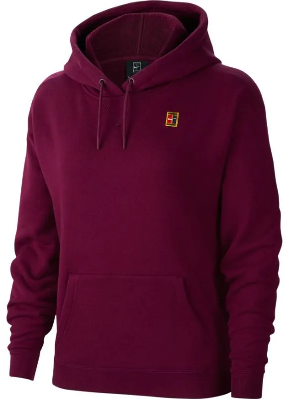 Nike Court Heritage Hoodie W - bordeaux/bordeaux