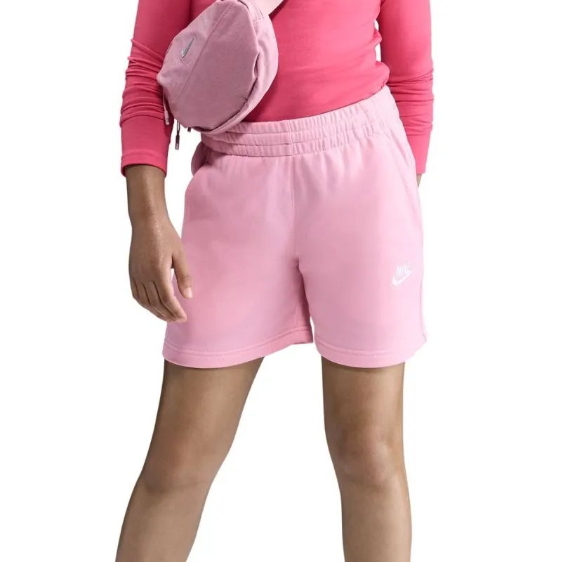 Nike Kids Sportswear Club Fleece 5" - med soft pink/med soft pink/white Nike Kids Sportswear Club Fleece 5" - med soft pink/med soft pink/white