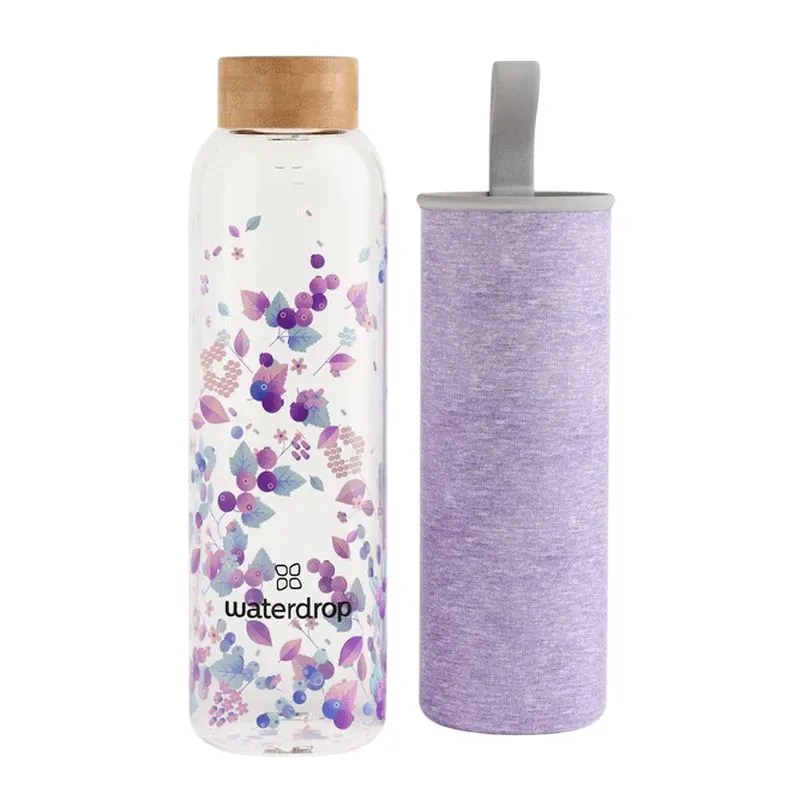 Waterdrop Glass Bottle (600ml) - boost