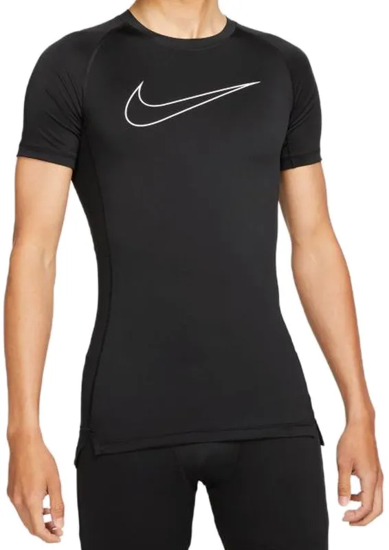 Nike Pro Dri-Fit Tight Top SS M - black/white