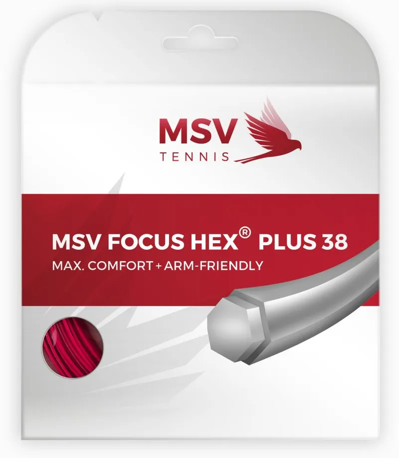 MSV Focus Hex Plus 38 (12 m) - red MSV Focus Hex Plus 38 (12 m) - red