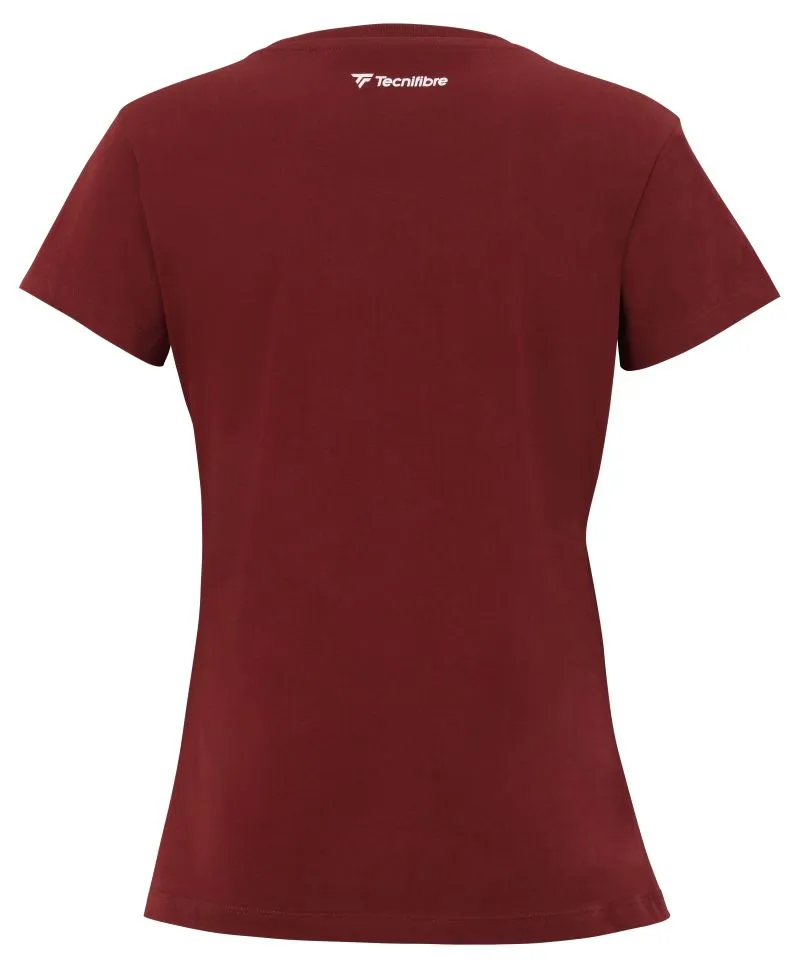 Tecnifibre Club Cotton Tee - cardinal