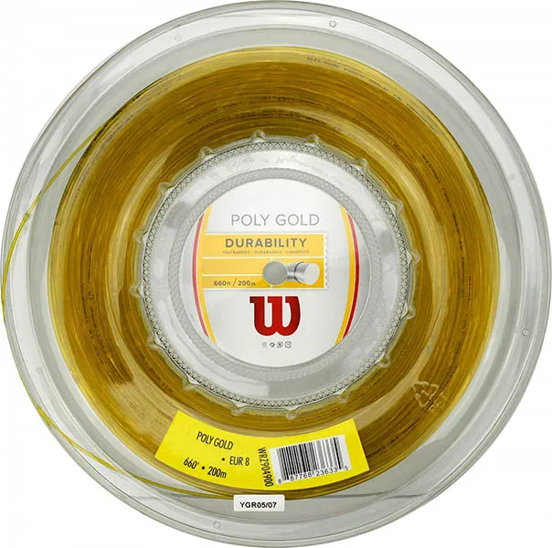 Wilson Poly Gold (200 m) - gold