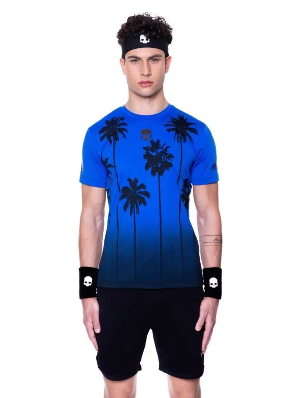 hydrogen-palm-tech-tee-man-bluette-3 Hydrogen Palm Tech Tee Man - bluette