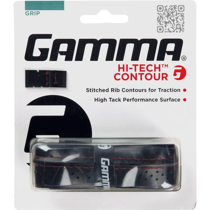 Gamma Hi-Tech Contour Grip 1P - black