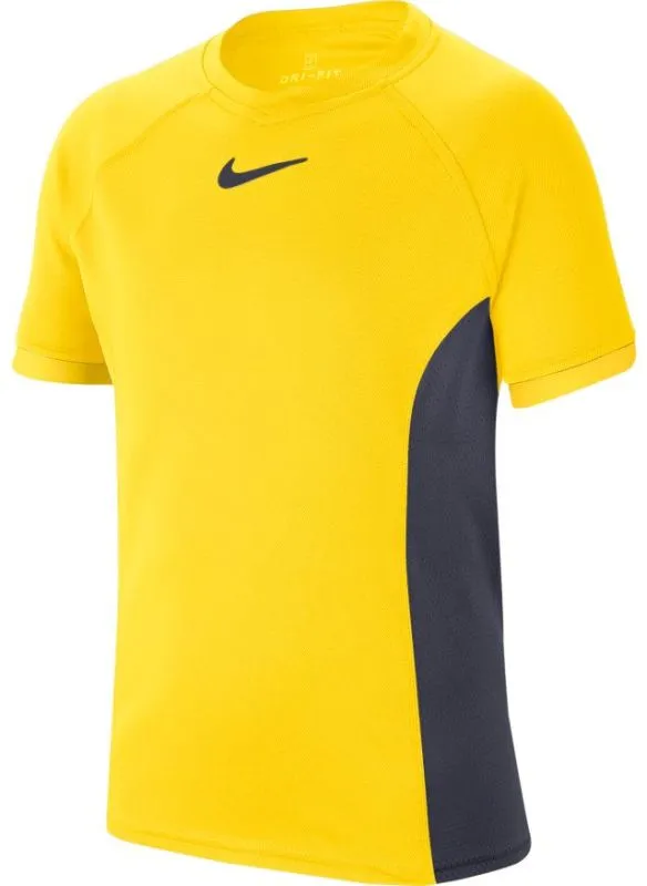 nike-court-dry-top-ss-b-opti-yellow-gridiron-gridiron-1 Nike Court Dry Top SS B - opti yellow/gridiron/gridiron