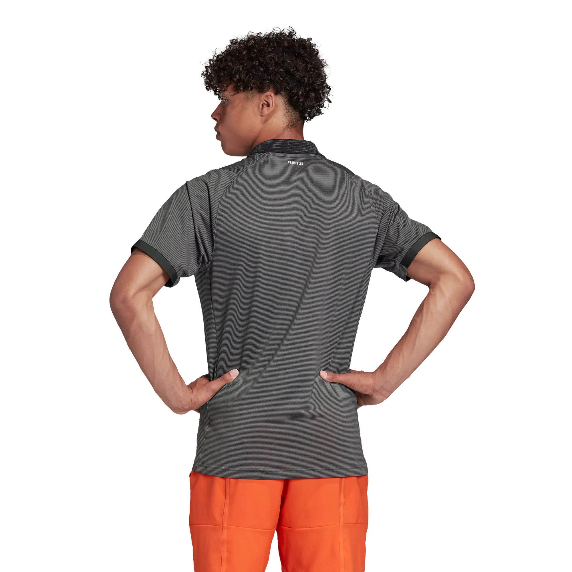 adidas-m-freelift-polo-primeblue-grey-six-true-orange-3 Adidas M Freelift Polo Primeblue - grey six/true orange