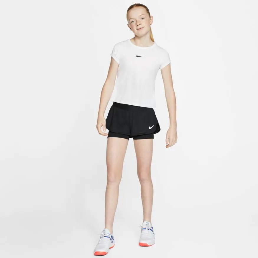 nike-girls-court-flex-short-black-white-6 Nike Girls Court Flex Short - black/white