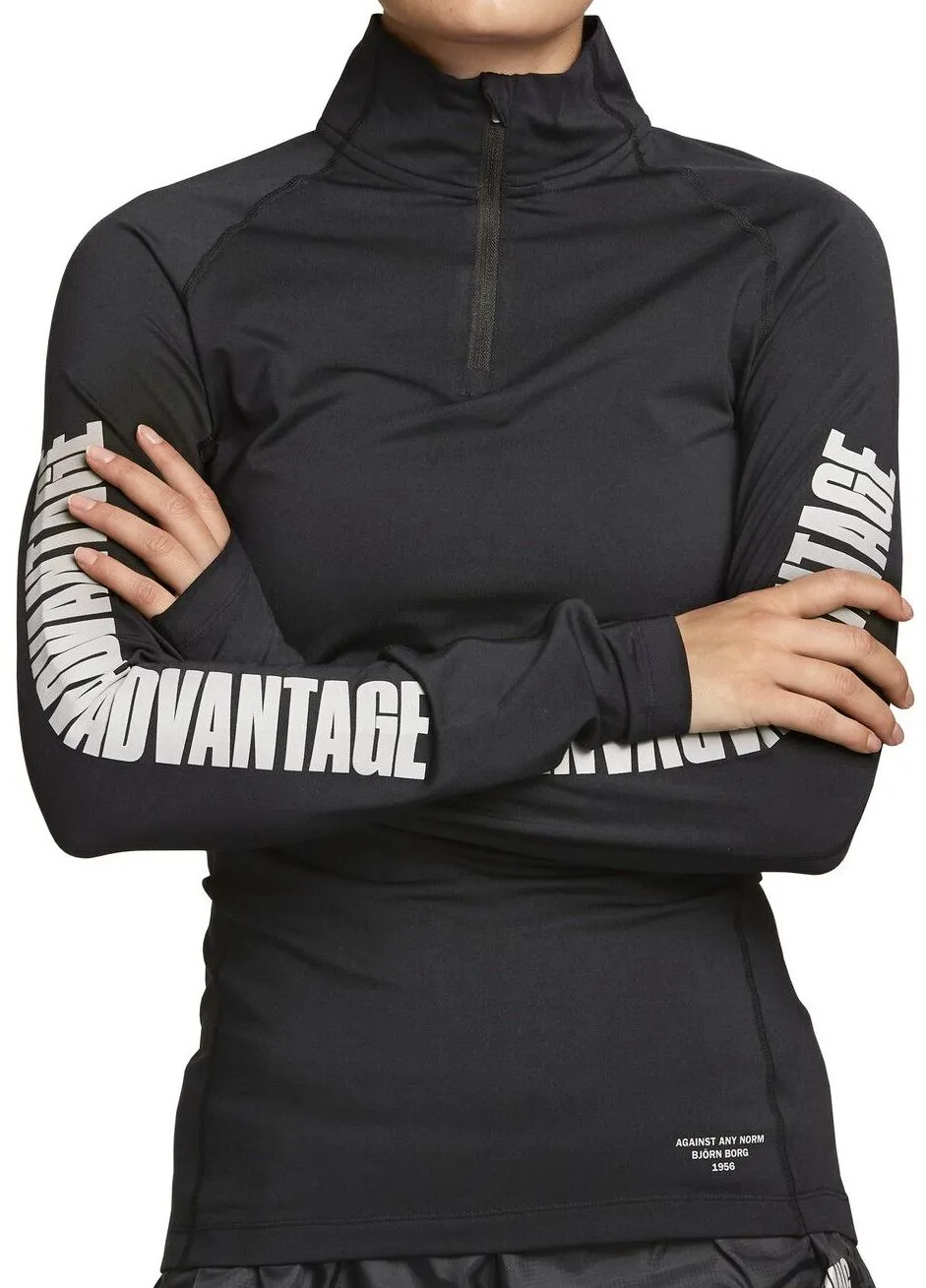 Björn Borg Midlayer W Night - black beauty