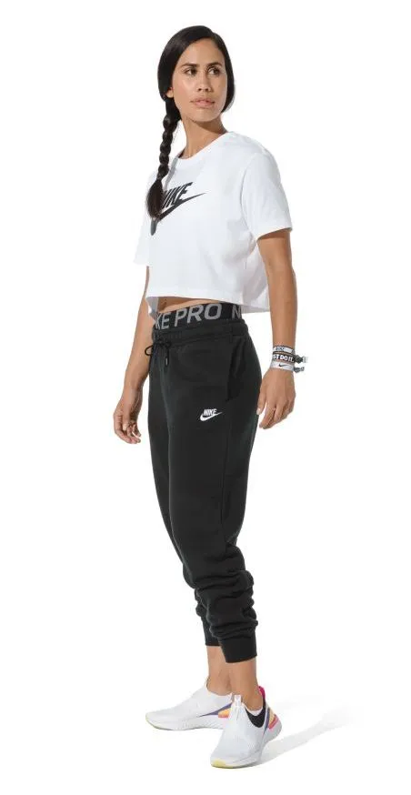 nike-nsw-essential-pant-regular-fleece-w-black-white-3 Nike NSW Essential Pant Regular Fleece W - black/white