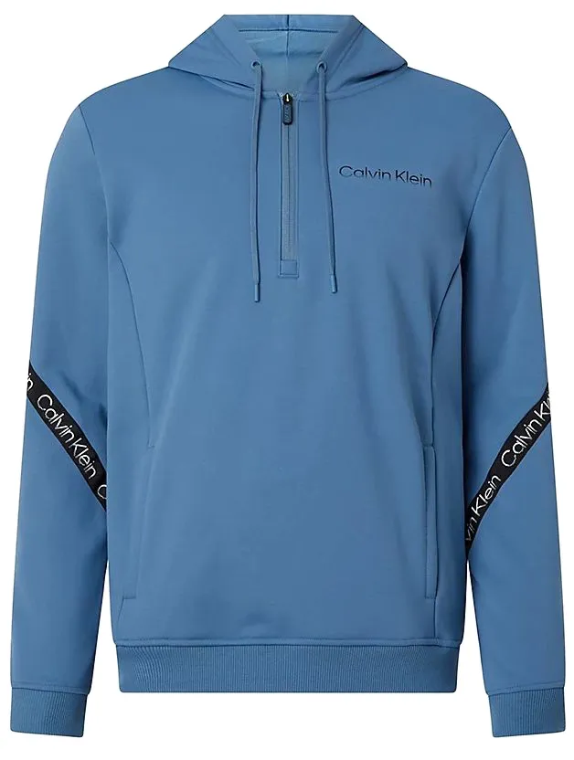 Calvin Klein PW 1/4 Zip Hoodie - copen blue Calvin Klein PW 1/4 Zip Hoodie - copen blue