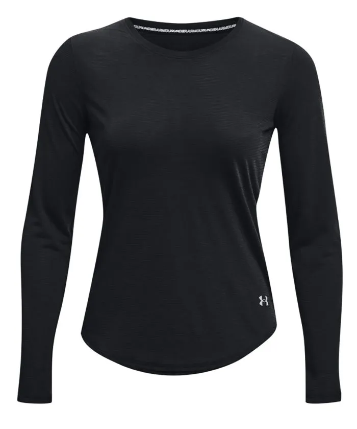 Under Armour Women's Streaker Long Sleeve - black/reflective Under Armour Women's Streaker Long Sleeve - black/reflective