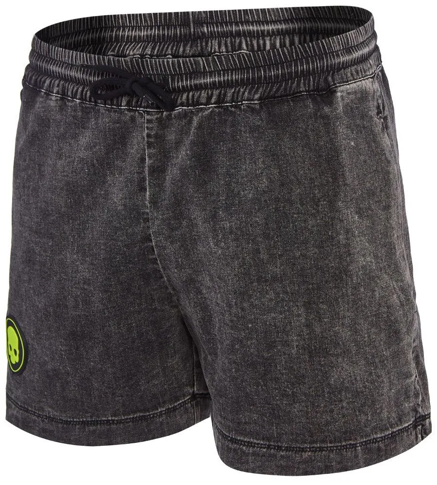 Hydrogen Denim Shorts Man - black