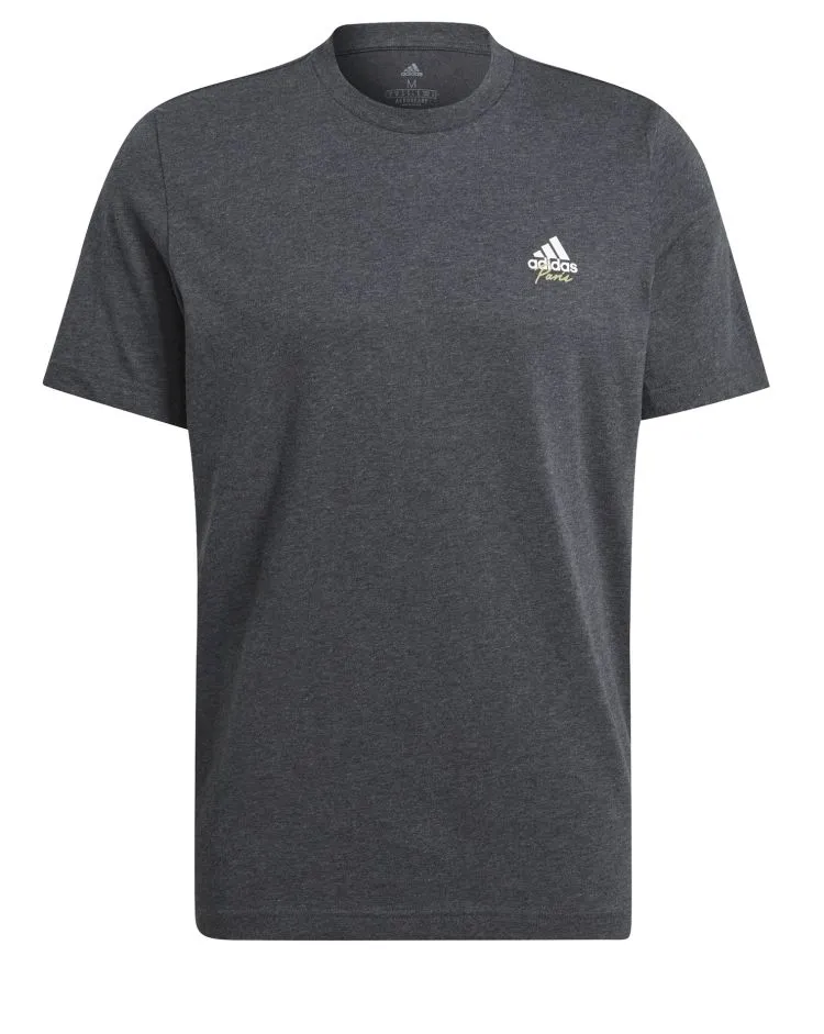 Adidas SS Q2 Tee RG M - dark grey heather