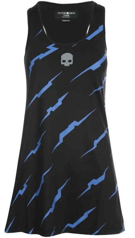 Hydrogen Thunder Dress Woman - black/bluette
