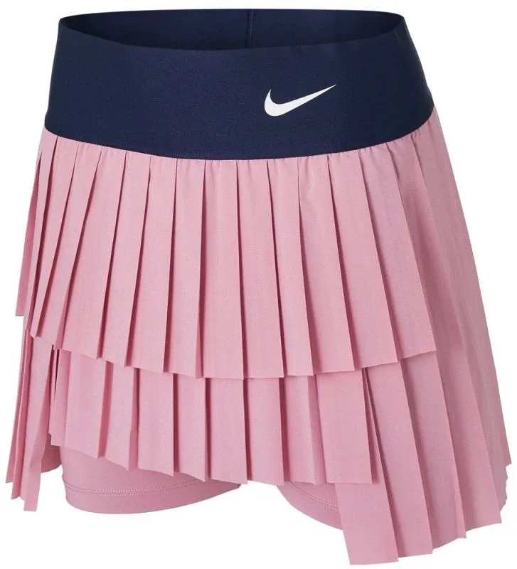 Nike Court Dri-Fit Advantage Skirt Pleated W - elemental pink/obsidian/white