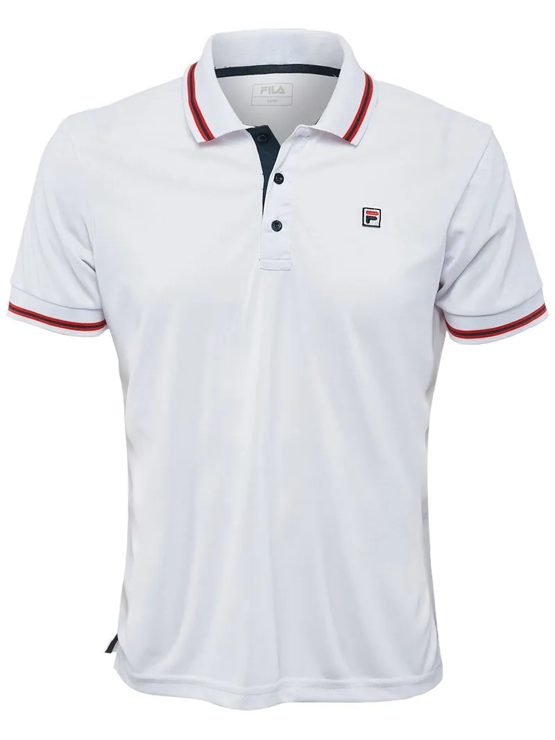 Fila Polo Button "Piro" M - white