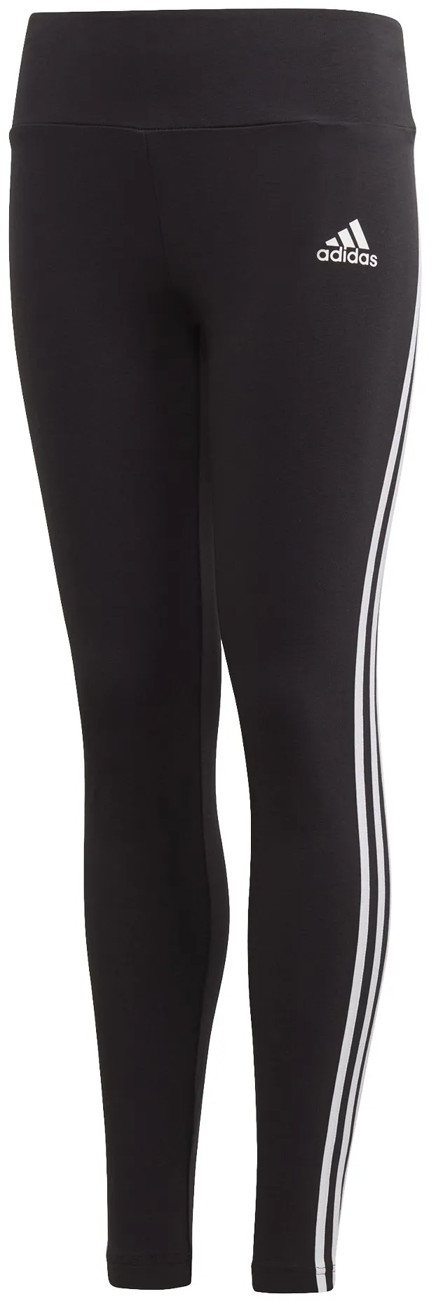 Adidas G 3-Stripes Cotton Tights - black/white Adidas G 3-Stripes Cotton Tights - black/white