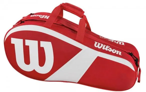 Wilson Match III 6 Pack Bag - red/white