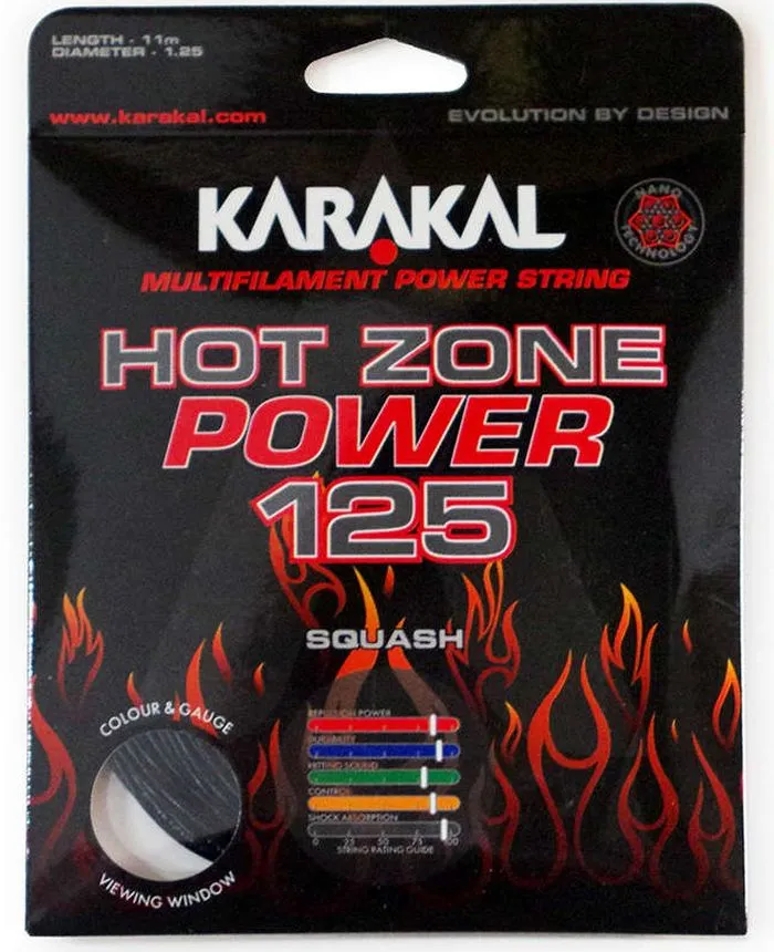 KarakalHotZonePowerBlack Karakal Hot Zone Power 125 (11 m) - black