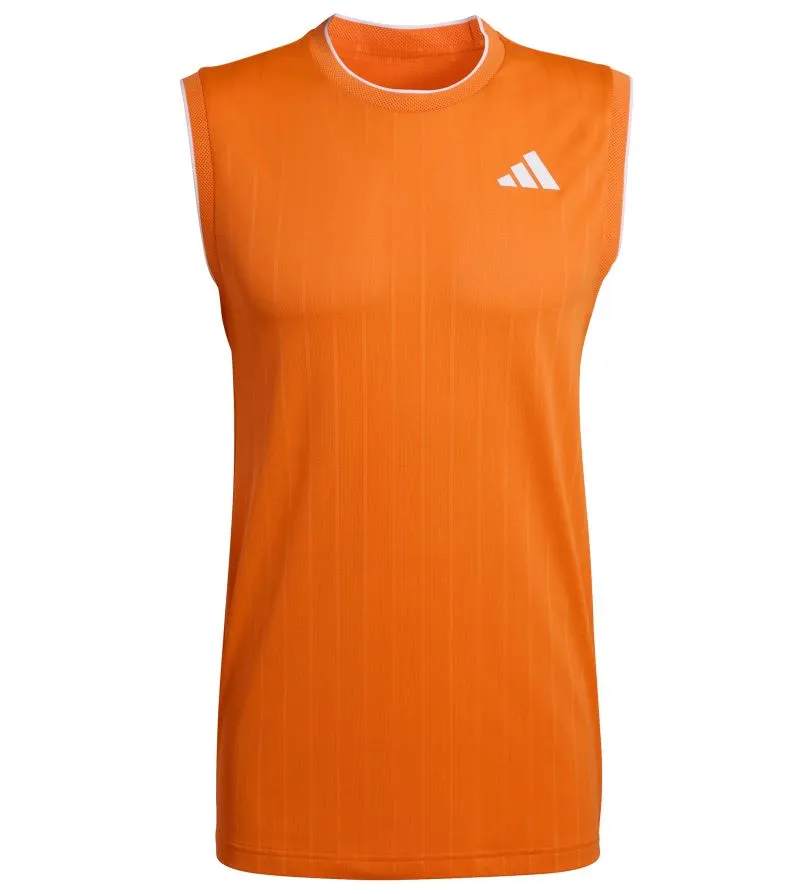 Men's T-shirt Adidas Climacool+ Pro Tank - pure orange - Orange