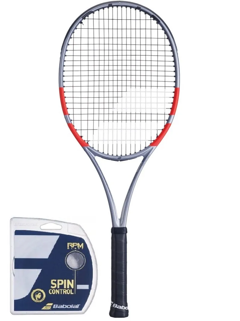 Babolat Pure Strike 98 18/20 4-gen - grey/fluo strike + ajándék húr