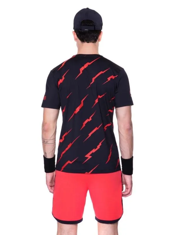 hydrogen-thunder-tech-tee-man-black-red-4 Hydrogen Thunder Tech Tee Man - black/red