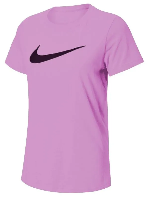 Nike Dry Tee DFC Crew W - violet pink/pink foam/black