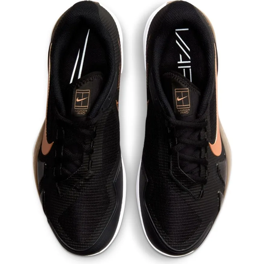 Nike Air Zoom Vapor Pro Clay W - black/mtlc red bronze/white