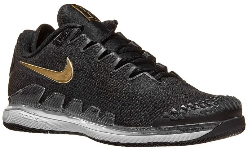 Nike Air Zoom Vapor X Knit - black/metallic gold/white