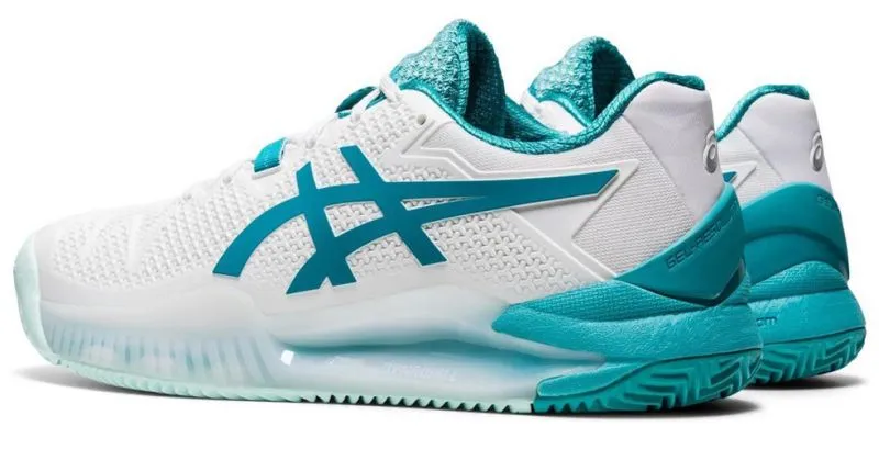 Asics Gel-Resolution 8 Clay W - white/lagoon