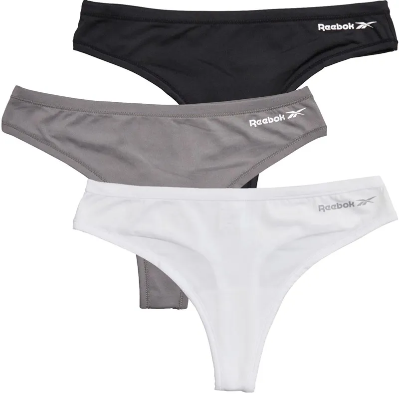 Reebok Thong Agatha Womens 3P - black/pure grey/white