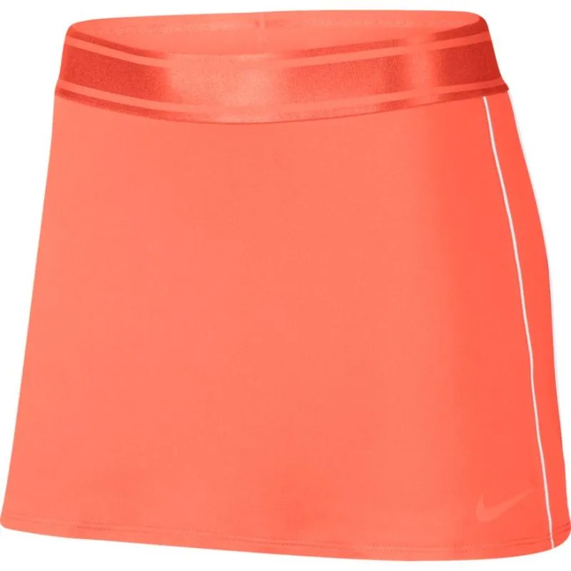 Nike Court Dry Skirt - orange pulse/white/white/orange pulse