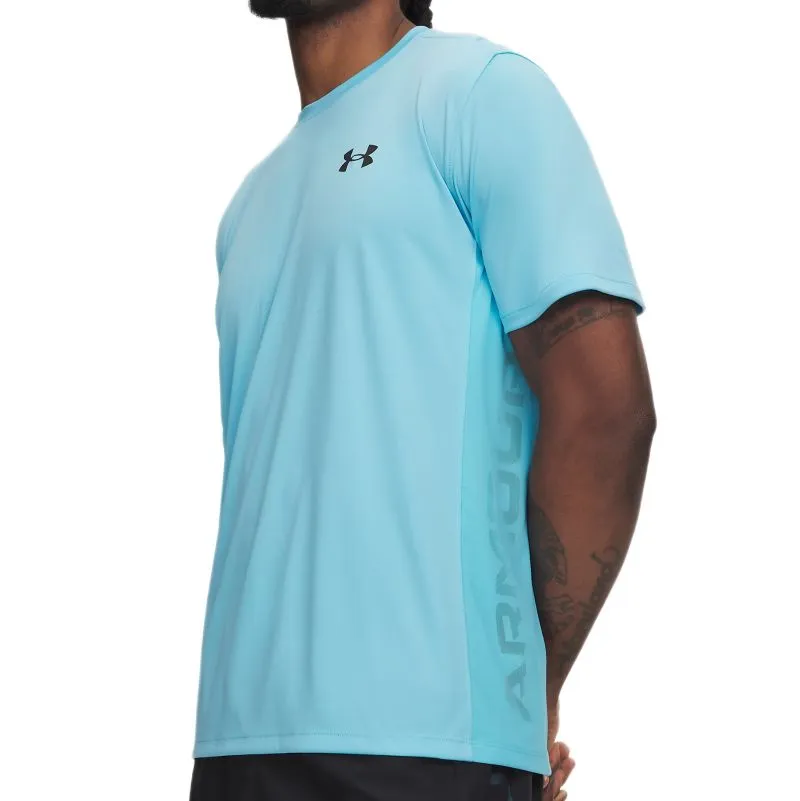 Under Armour Tech Utility Short Sleeve - fresco blue/black