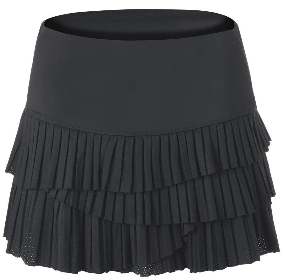 Lucky in Love BMS Hi-Pleated Scallop Skirt Women - charcoal