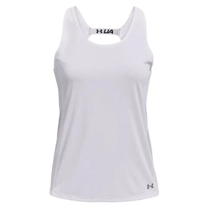 Under Armour Women's UA FlyBy Tank - white/reflective Under Armour Women's UA FlyBy Tank - white/reflective
