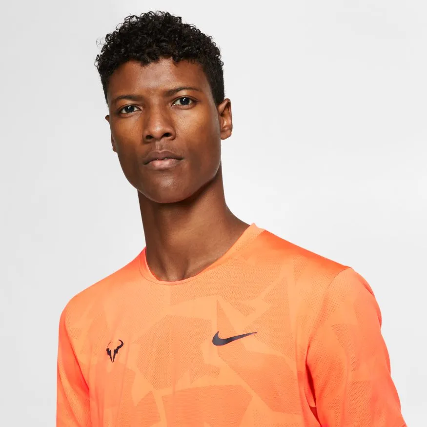 nike-court-aeroreact-top-ss-rafa-orange-pulse-gridiron-5 Nike Court Aeroreact Top SS Rafa - orange pulse/gridiron