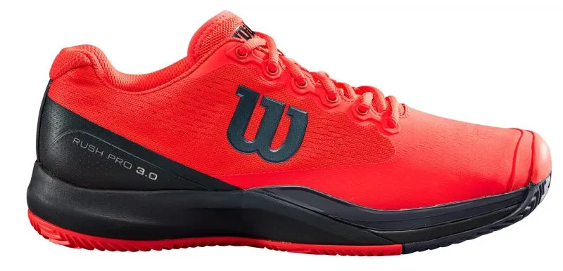 Wilson Rush Pro 3.0 Clay - poppy red/black/ebony