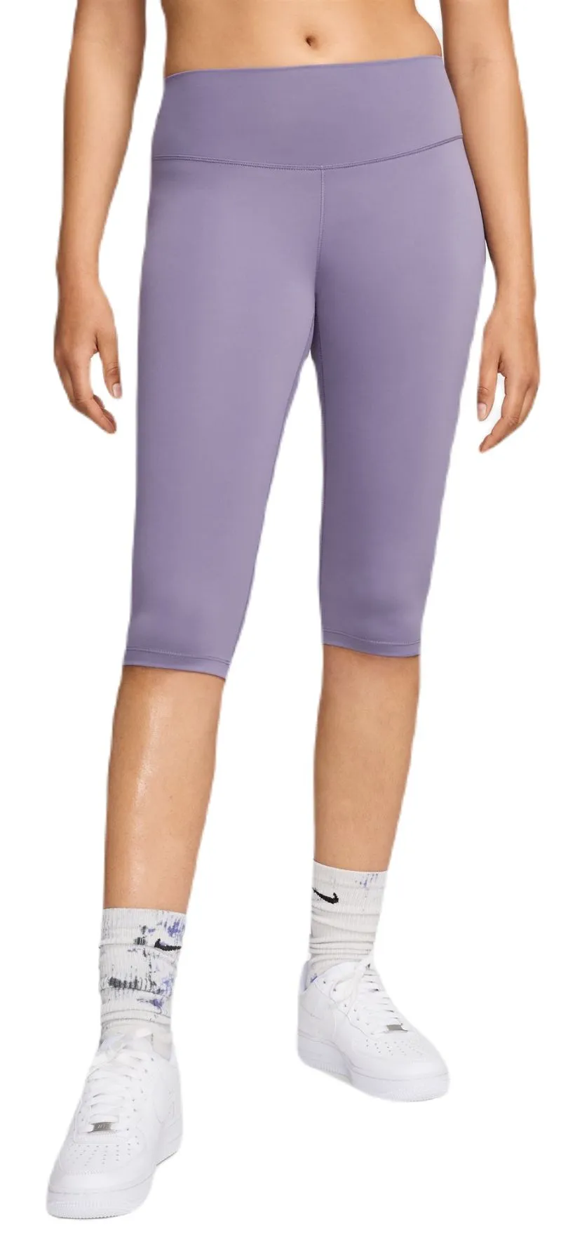 Nike Dri-Fit One High-Waisted Capri Leggings - daybreak/black Nike Dri-Fit One High-Waisted Capri Leggings - daybreak/black