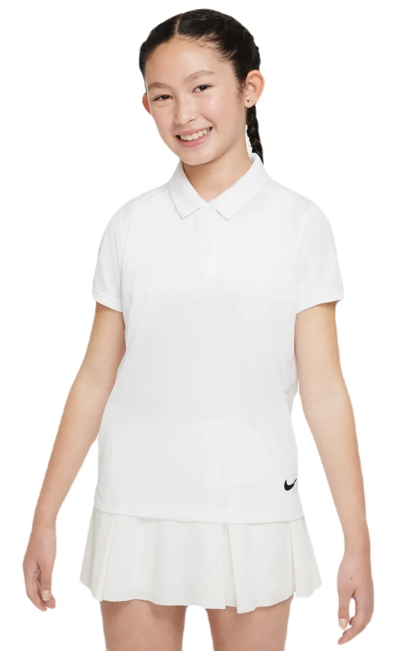 Nike Dri-Fit Victory Golf Polo - white/black