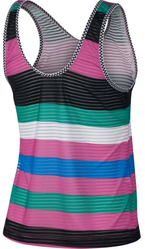 Nike Court Dry Printed Tank - active fuchsia/black/white/white