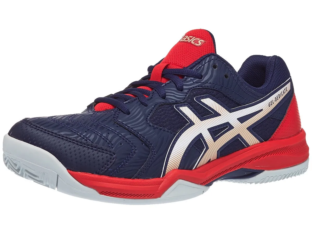 Asics Gel-Dedicate 6 Clay - peacoat/white