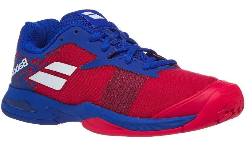 Babolat Jet All Court Junior - poppy red/estate blue Babolat Jet All Court Junior - poppy red/estate blue