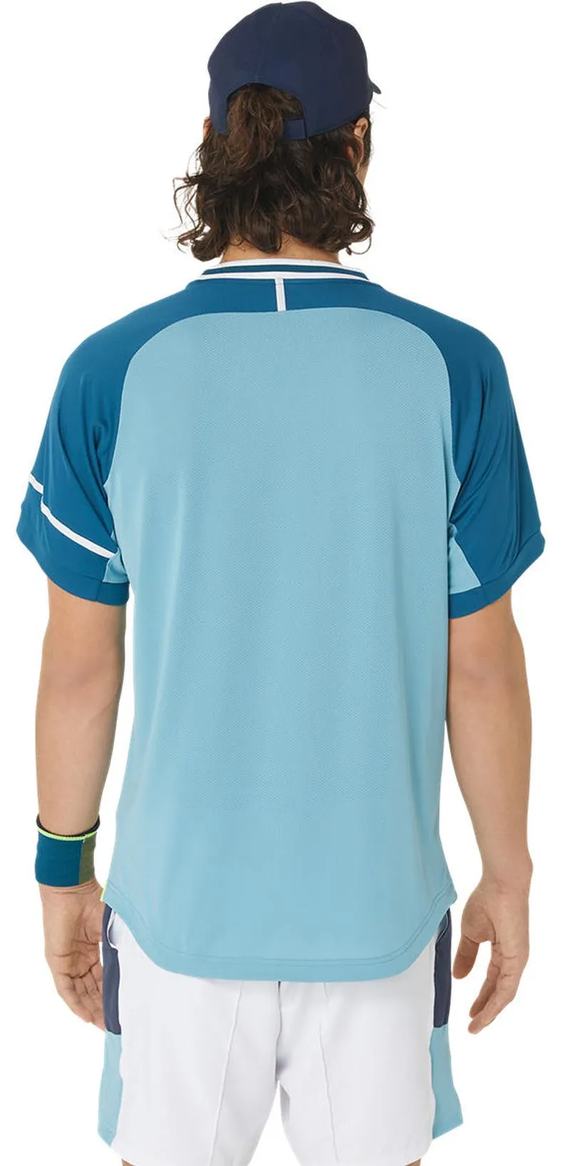 Asics Match Short Sleeve Top - aquamarine
