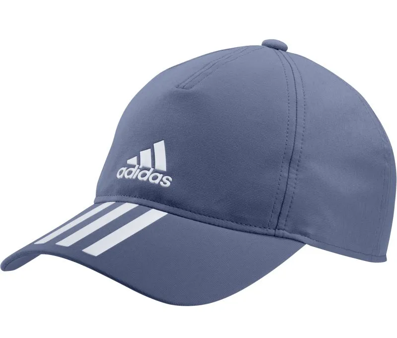 Adidas Aeroready 3-Stripes Baseball Hat - crew blue/white/white