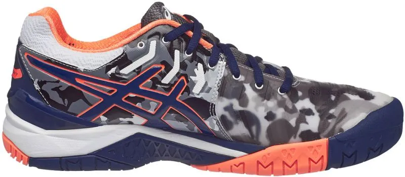 Asics Gel-Resolution 7 L.E. Melbourne - white/indigo blue/hot orange