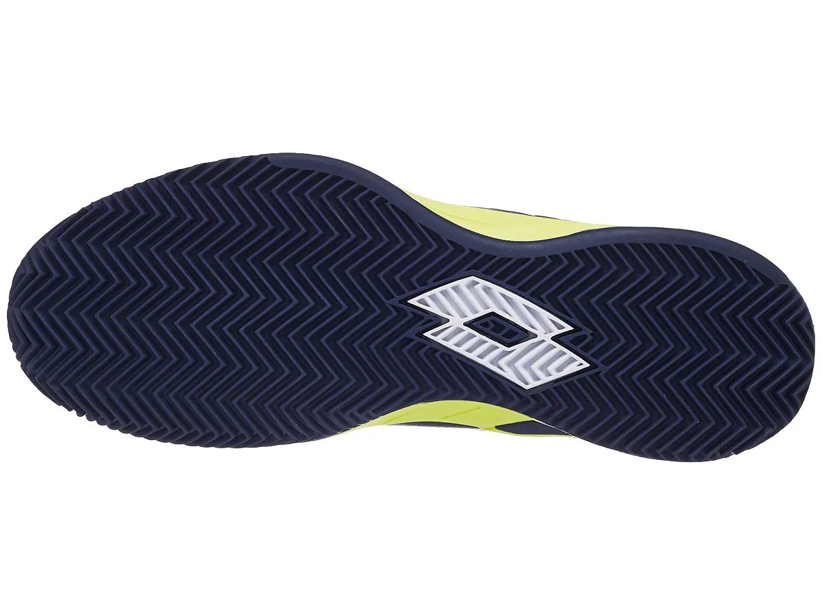 Lotto Mirage 100 Clay - navy blue/yellow neo